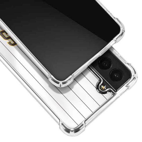 MLB San Diego Padres Home Jersey Galaxy S22 Clear Case