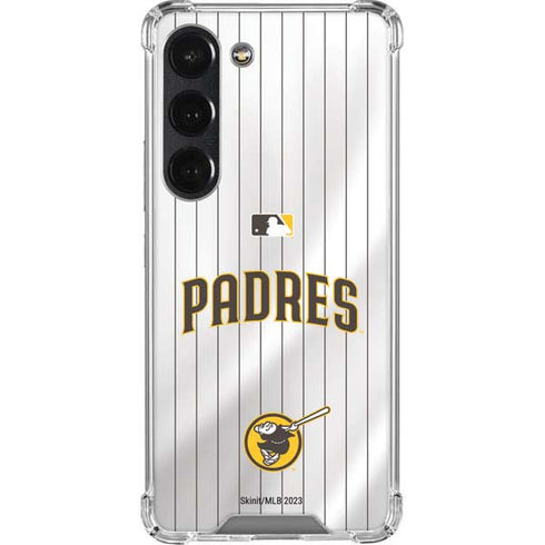 MLB San Diego Padres Home Jersey Galaxy S23 Clear Case