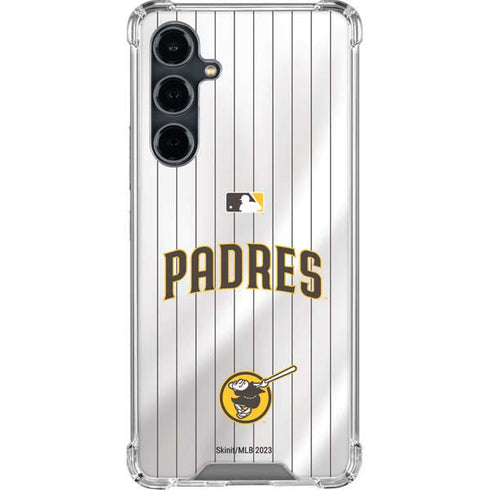 MLB San Diego Padres Home Jersey Galaxy S23 FE Clear Case