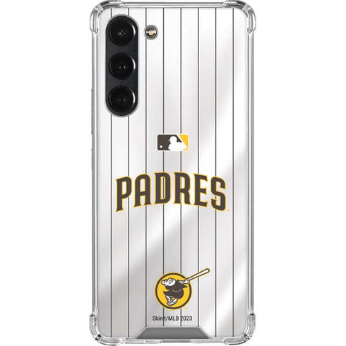 MLB San Diego Padres Home Jersey Galaxy S23 Plus Clear Case