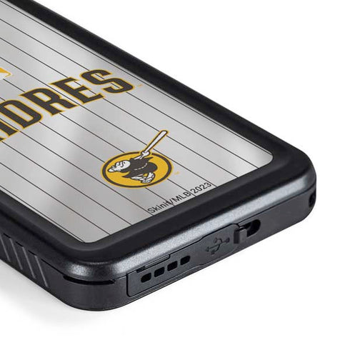 MLB San Diego Padres Home Jersey Galaxy S23 Plus Waterproof Case