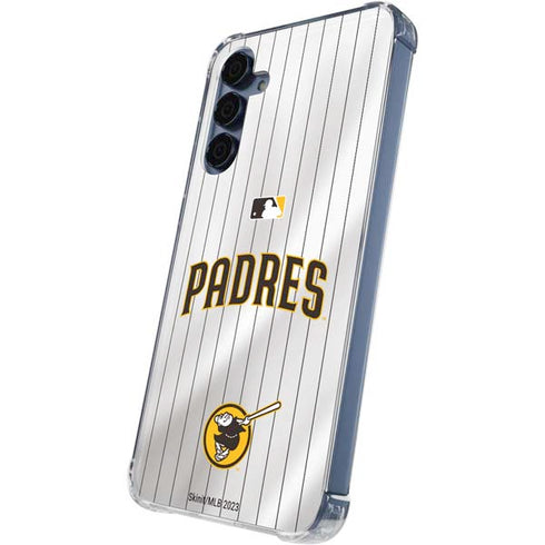 MLB San Diego Padres Home Jersey Galaxy S24 Clear Case