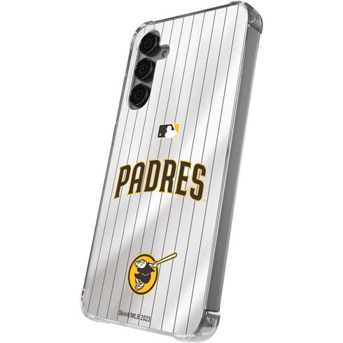 MLB San Diego Padres Home Jersey Galaxy S24 Plus Clear Case
