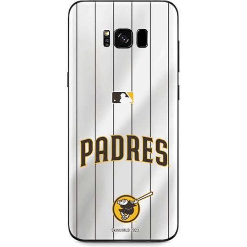 MLB San Diego Padres Home Jersey Galaxy S8 Skin