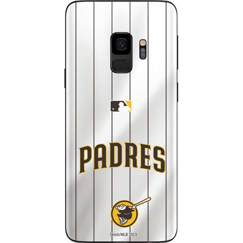 MLB San Diego Padres Home Jersey Galaxy S9 Skin