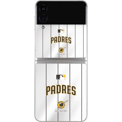 MLB San Diego Padres Home Jersey Galaxy Z Flip3 5G Skin