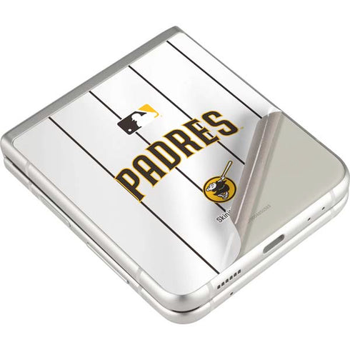 MLB San Diego Padres Home Jersey Galaxy Z Flip3 5G Skin