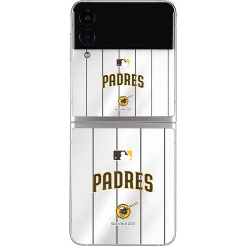 MLB San Diego Padres Home Jersey Galaxy Z Flip4 5G Skin