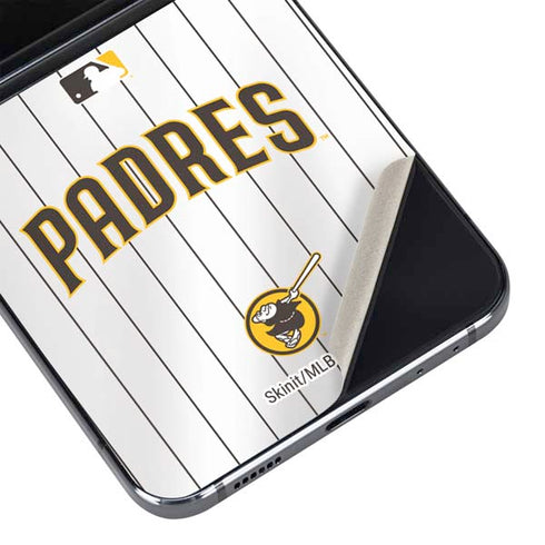 MLB San Diego Padres Home Jersey Galaxy Z Flip5 5G Skin