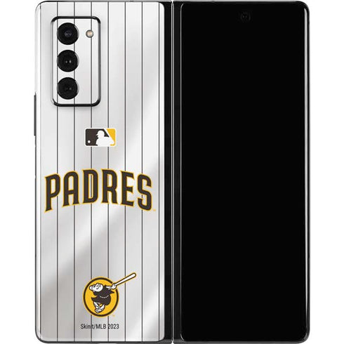 MLB San Diego Padres Home Jersey Galaxy Z Fold2 5G Skin