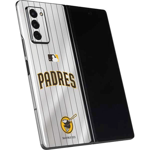 MLB San Diego Padres Home Jersey Galaxy Z Fold2 5G Skin