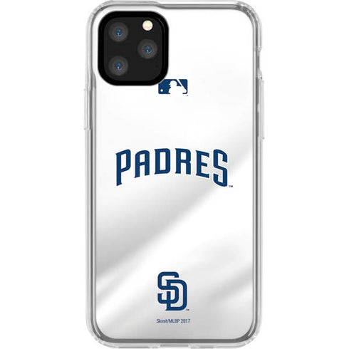 MLB San Diego Padres Home Jersey iPhone 11 Pro Clear Case