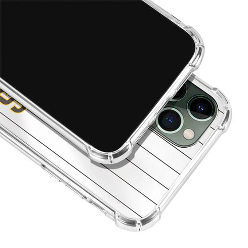 MLB San Diego Padres Home Jersey iPhone 12 Pro Max Clear Case