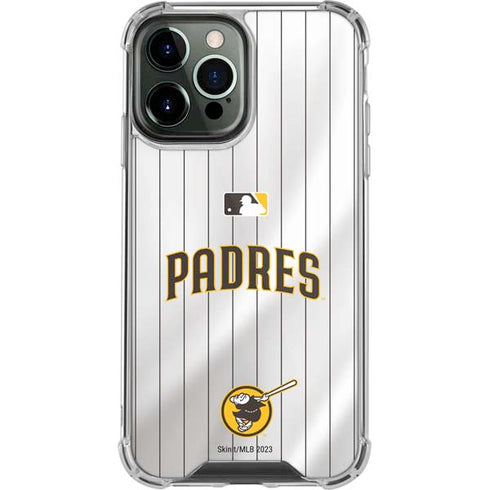 MLB San Diego Padres Home Jersey iPhone 15 Pro Max Clear Case