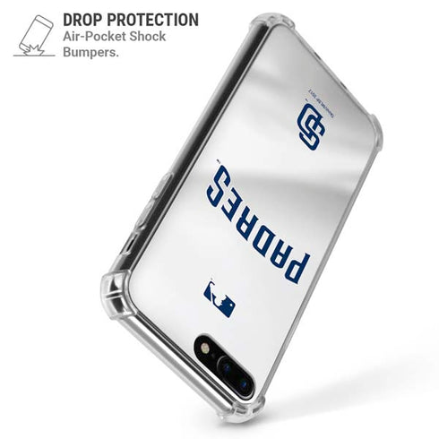 MLB San Diego Padres Home Jersey iPhone 7/8 Plus Clear Case