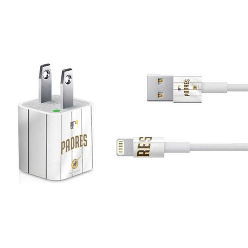 MLB San Diego Padres Home Jersey iPhone Charger (5W USB) Skin