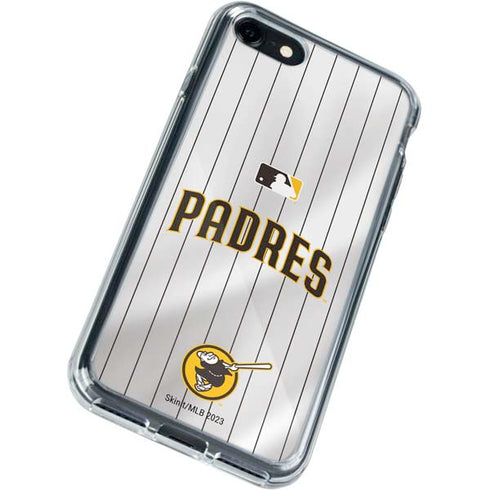 MLB San Diego Padres Home Jersey iPhone SE (2nd & 3rd Gen) Clear Case