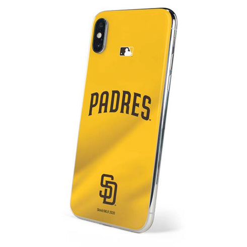 MLB San Diego Padres Home Jersey iPhone X Skin