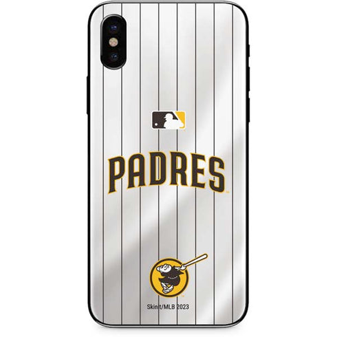 MLB San Diego Padres Home Jersey iPhone X Skin
