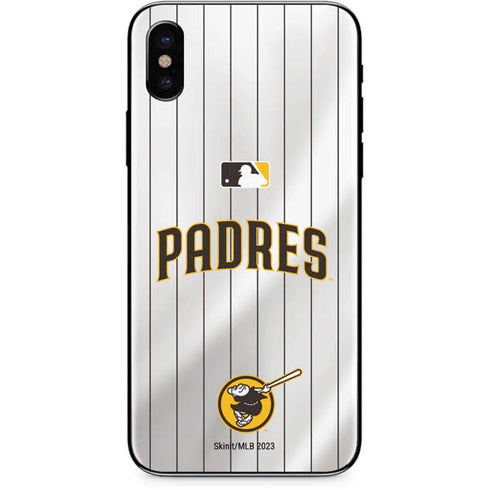 MLB San Diego Padres Home Jersey iPhone XS Skin