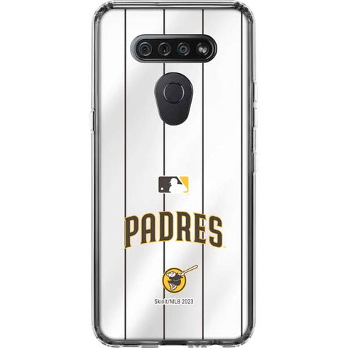MLB San Diego Padres Home Jersey LG K51/Q51 Clear Case
