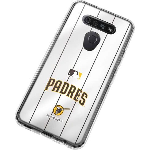MLB San Diego Padres Home Jersey LG K51/Q51 Clear Case