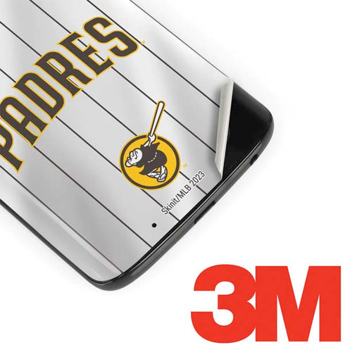 MLB San Diego Padres Home Jersey Moto G6 Skin