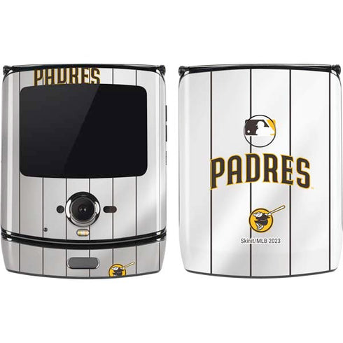 MLB San Diego Padres Home Jersey Motorola RAZR Skin