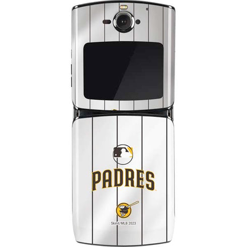 MLB San Diego Padres Home Jersey Motorola RAZR Skin