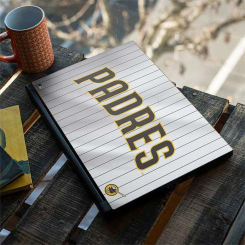 MLB San Diego Padres Home Jersey MSI GS65 Stealth Laptop Skin