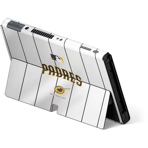 MLB San Diego Padres Home Jersey Nintendo Switch OLED (2021) Skin