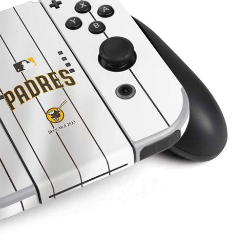 MLB San Diego Padres Home Jersey Nintendo Switch OLED (2021) Skin