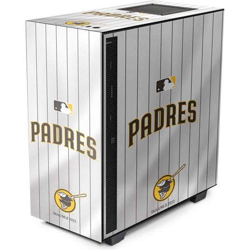 MLB San Diego Padres Home Jersey NZXT H510 Compact ATX Mid-Tower Case Skin