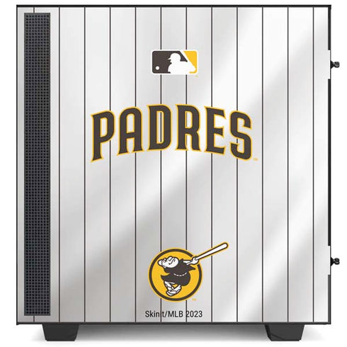 MLB San Diego Padres Home Jersey NZXT H510 Compact ATX Mid-Tower Case Skin