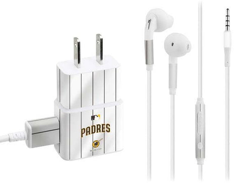 MLB San Diego Padres Home Jersey Phone Charger Skin