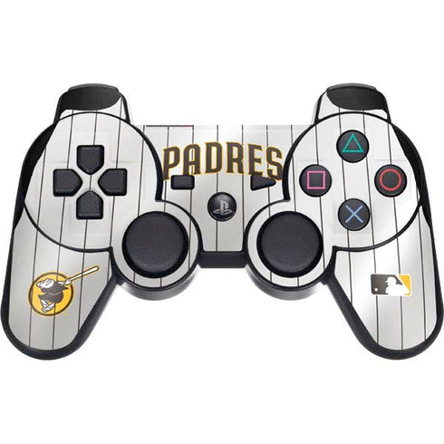 MLB San Diego Padres Home Jersey PS3 Dual Shock wireless controller Skin