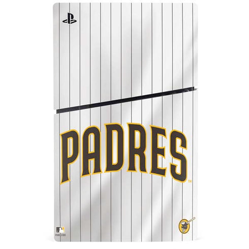 MLB San Diego Padres Home Jersey PS5 Slim Disk Console Skin