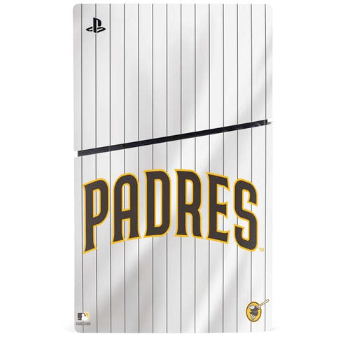 MLB San Diego Padres Home Jersey PS5 Slim Digital Edition Console Skin