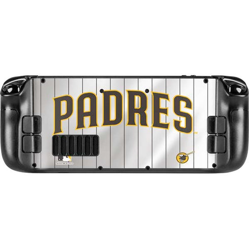 MLB San Diego Padres Home Jersey Steam Deck Handheld Gaming Computer Skin