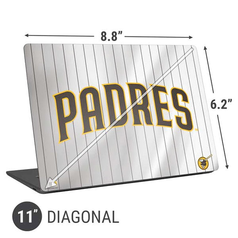 MLB San Diego Padres Home Jersey Universal Laptop 11in (8.8 x 6.2in) Skin