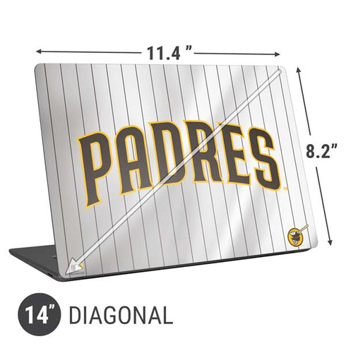 MLB San Diego Padres Home Jersey Universal Laptop 14in (11.4 x 8.2in) Skin