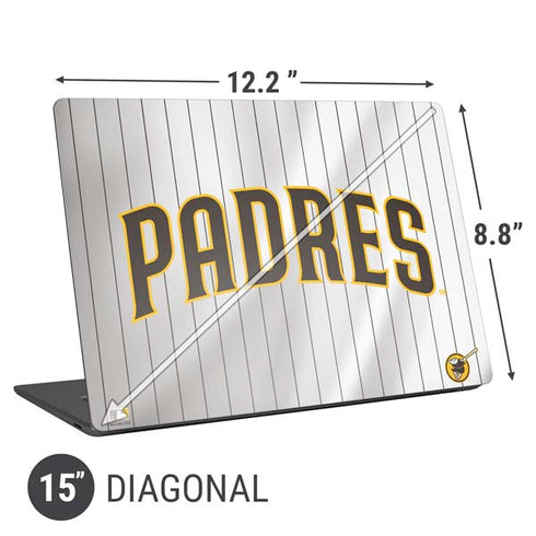 MLB San Diego Padres Home Jersey Universal Laptop 15in (12.2 x 8.8in) Skin