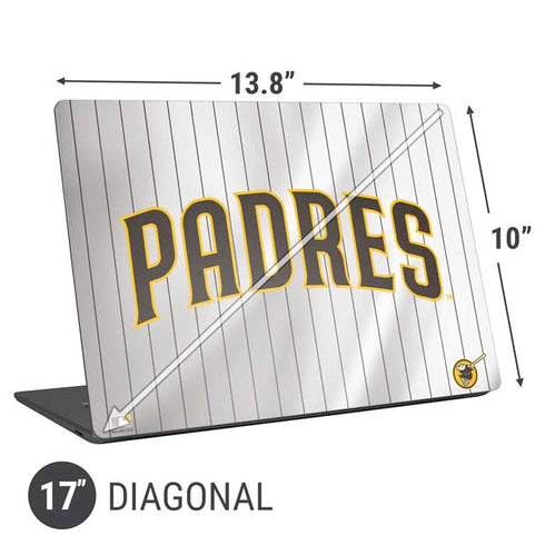 MLB San Diego Padres Home Jersey Universal Laptop 17in (13.8 x 10in) Skin