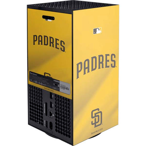 MLB San Diego Padres Home Jersey Xbox Series X Console Skin