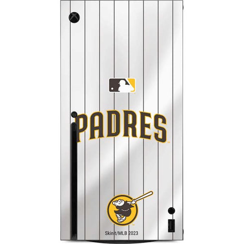 MLB San Diego Padres Home Jersey Xbox Series X Console Skin