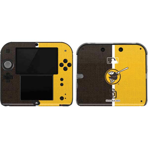 MLB San Diego Padres Split Nintendo 2DS Skin