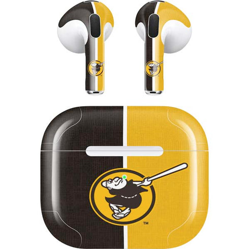 MLB San Diego Padres Split Apple AirPods (3rd Gen 2021) Skin
