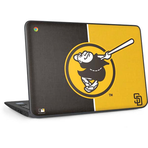 MLB San Diego Padres Split HP Chromebook Skin
