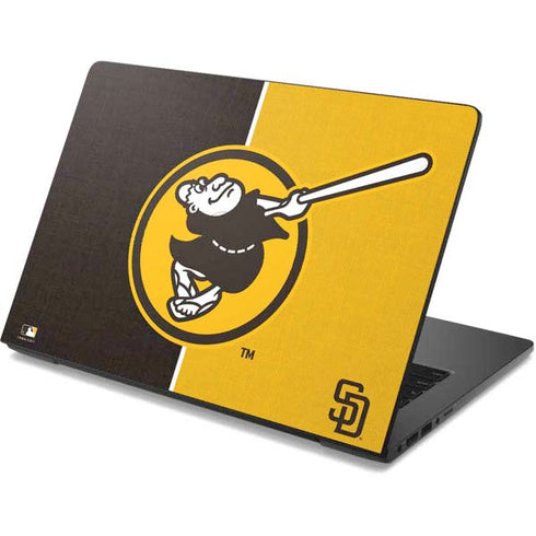 MLB San Diego Padres Split Dell Chromebook Skin
