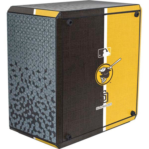 MLB San Diego Padres Split Cooler Master MasterBox Q300L Mini Tower Skin